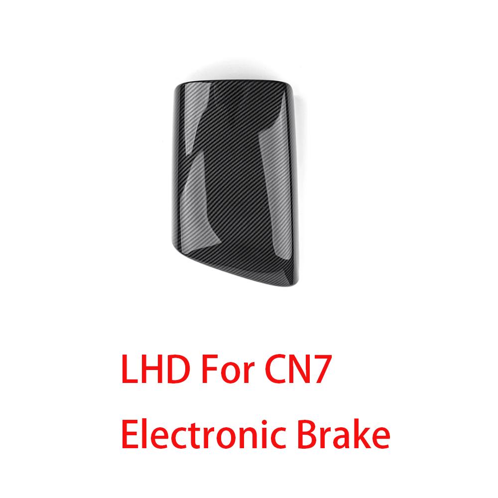 For Hyundai Elantra CN7 N /CN7 Car Armrest Cushion Cover Carbon Fiber ABS Console Armrest Box Pad Cover LHD/RHD