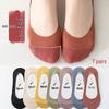 Women's Non-Slip Ice Silk Low-Cut Invisible Socks for High Heels - Summer Thin Boat Style