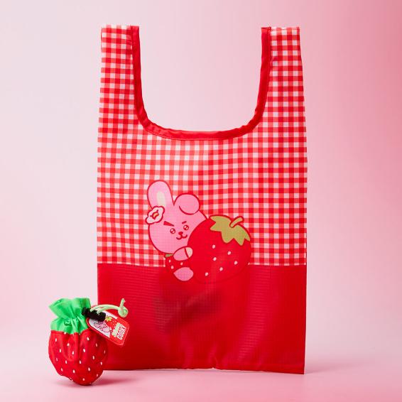 BT21 Sac de courses pochette version Strawberry Party