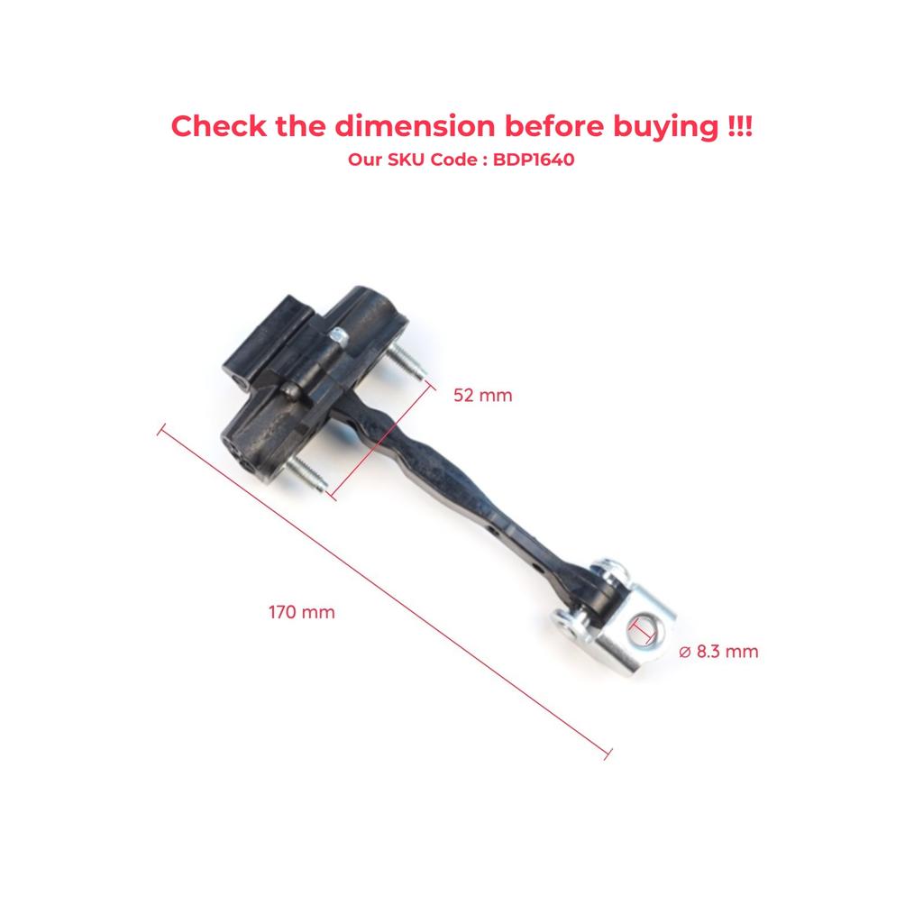 BDP1640 Front Door Stop Check Assy Limiter Strap for Volvo XC60 MK2 246 2017-On 31424466