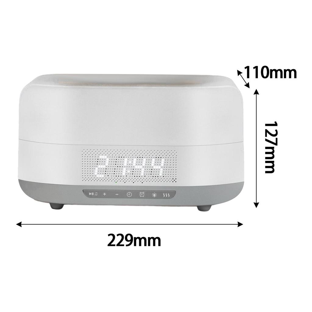 Flame Air Diffuser for Essential Oils Aroma Diffuser Auto Shut Off 400ml Night Light Noiseless Mist Tabletop 12W Air Humidifier
