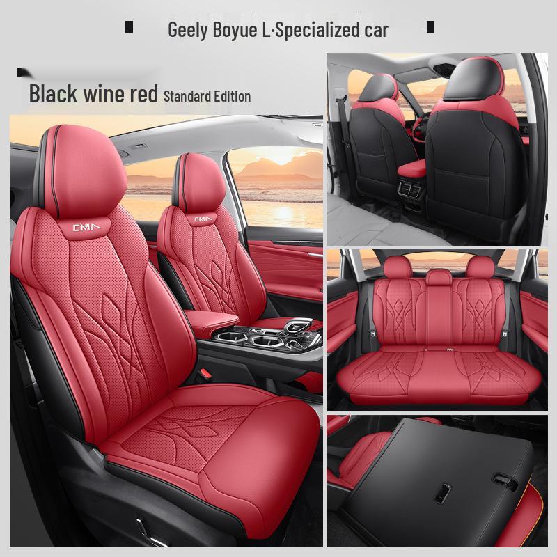 Boyue L Special Five-Seat Full Leather Car Seat Cushion for All Seasons