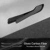 4pcs Carbon Fiber Side Door Handle Decor Trim Overlay Cover For Tesla Model 3 Y