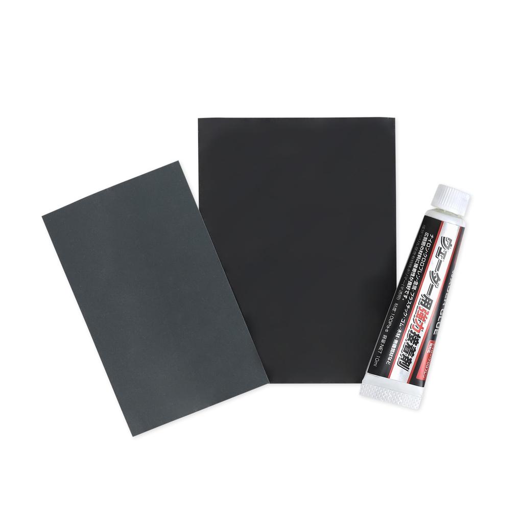 [KLEIDUNG] Wathosen-Reparaturset mit Kleber, Schleifpapier und Reparaturflicken, Set, Reparatur, Kleben, Pflege, Wartung, Waten, langer Oberkörper, Stiefel, Reparaturfolie