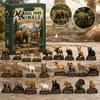 Christmas Advent Calendar Blind Box National Park Animal Arrival Calendar 24 Days Acrylic Figures Cute