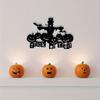 Metal Halloween Decorations Skeleton Wall Art