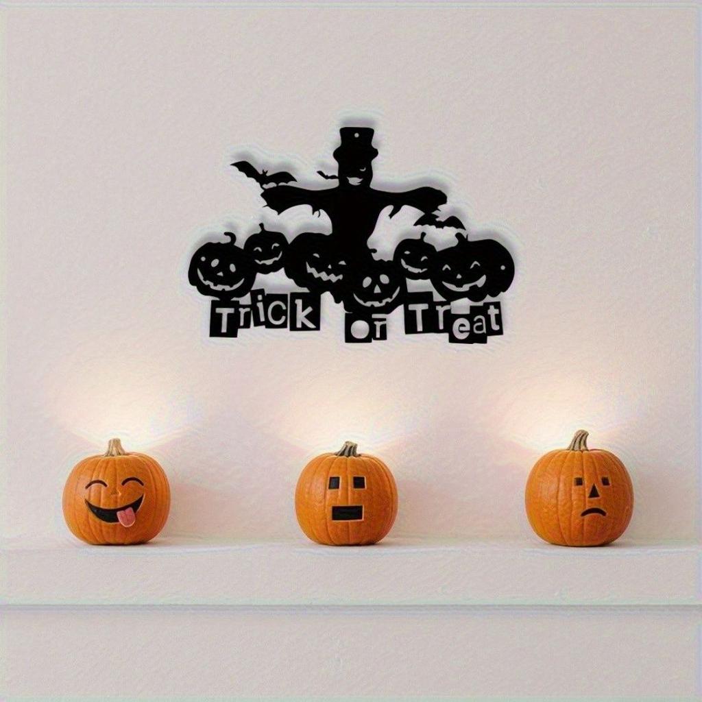 Metal Halloween Decorations Skeleton Wall Art