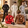 Handmade PU Leather Jacket Pants Suits  For 11.5 Inch Doll/for 1/6 Male Action Figure Dolls