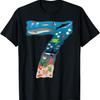 Sous la Mer RÉALISTE Poisson Étoile de Mer Septième numéro 7 T-shirt T-Shirt