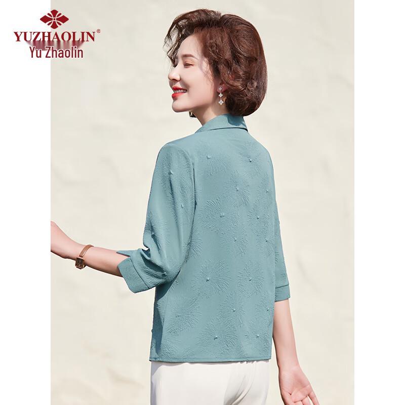 Yu Zhaolin Women's 3/4 Sleeve Summer Blouse