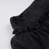 European & American Sweet Style Ruffle Patchwork Low-Waist Knit Skirt