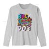 90s outfit party and theme costume for men women T Shirt vintage Washed Casual fashion Stretched Soft Unisex Breathable Stylish