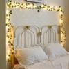 Flower Green Leaf String Lights Artificial Vine Fairy Lights Battery Powered Garland Light For Weeding Home Decor