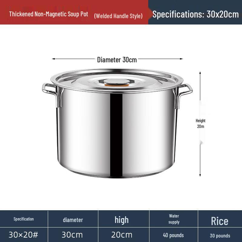 Stainless Steel Commercial Stock Pot