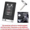 for Cadillac Key Fob Replacement Remote Key Fit for 2010 2011 2012 2013 2014 2015 Cadillac SRX SUV Keyless Entry Remote Fob with Blade NBG009768T