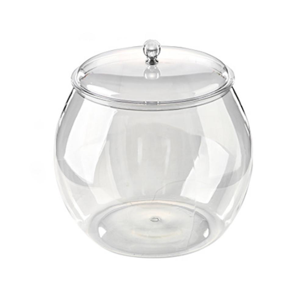 1.1/2.3/4/6L Flour Grains Candy & Cookie Plastic Jar Hard and Smooth Pot with Lids Clear Airtight Food Storage Canister For Home
