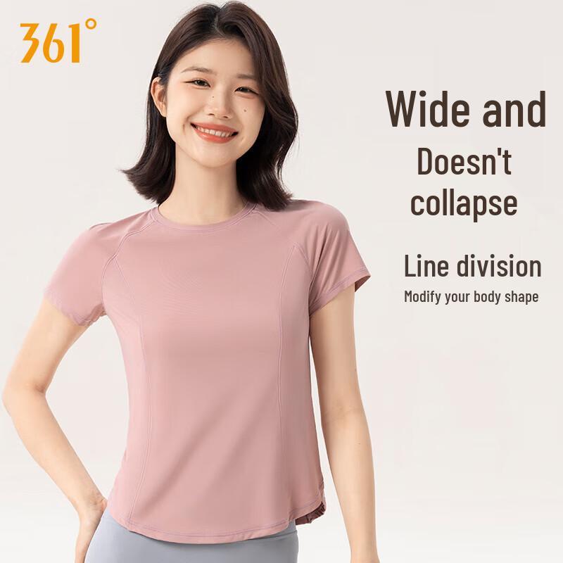 361° Women's Quick-Dry Yoga & Running Short Sleeve T-Shirt