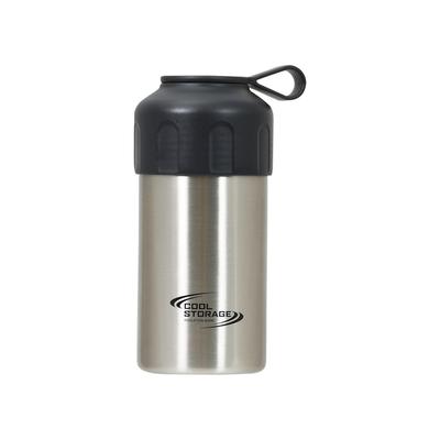 Support de couverture de glacière en métal nacré Glacière pour bouteilles, canettes et 390 ml Acier inoxydable Double paroi Isolation sous vide Satinée Stockage au frais Peut également être utilisé