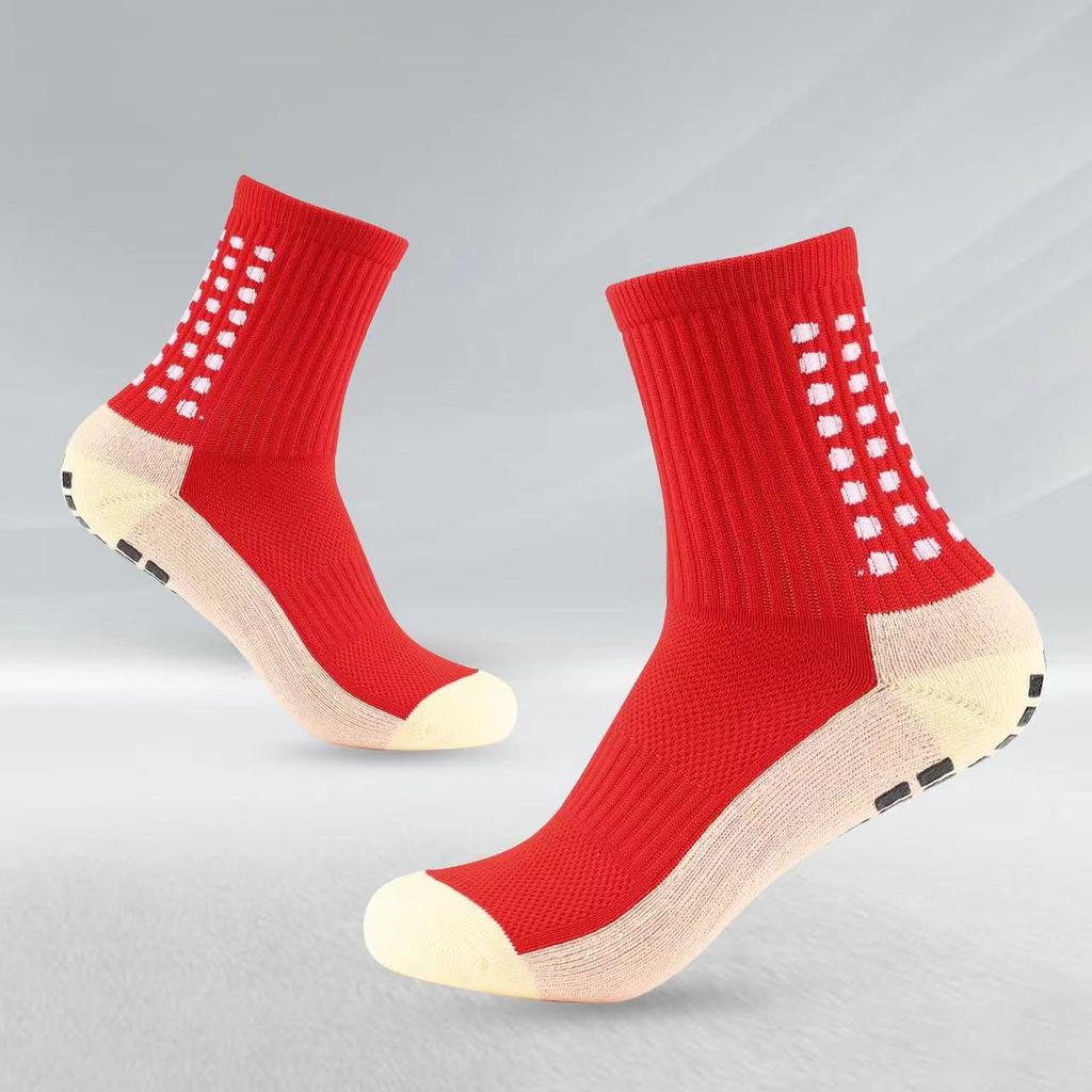 Anti-slip Football Socks Non-slip Soccer Basketball Tennis Outdoor Sport Socks Grip Cycling Riding Men Socks