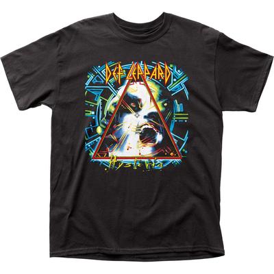 Def Leppard Hysteria Mens T Shirt Rock and Roll Music Classic Band Tee New Black
