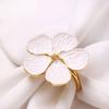Wedding Simple Plum Napkin Napkin 5 Petals Lucky Flower Napkin Ring Napkin Rings
