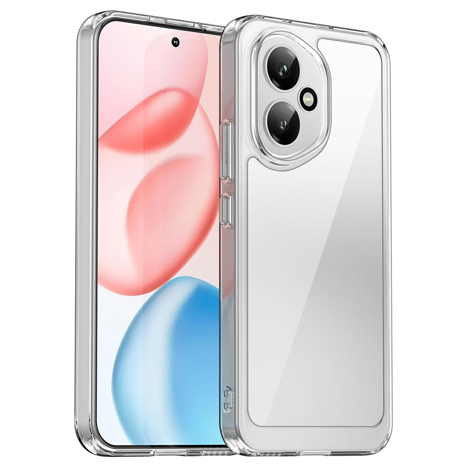 

Для Honor 400 5G (Глобальный) Чехол TPU+акриловый защитный прозрачный чехол для телефона Transparent