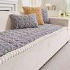 Thickened Non-Slip Plush Sofa Cushion - Autumn/Winter Design