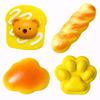 [KOREWA] [Go Viral On Social Media!] 4-piece Set of Bread-shaped Squishy Toys. Soft and Fluffy, These Cute Bread-shaped Squishies Are Perfect for Phot