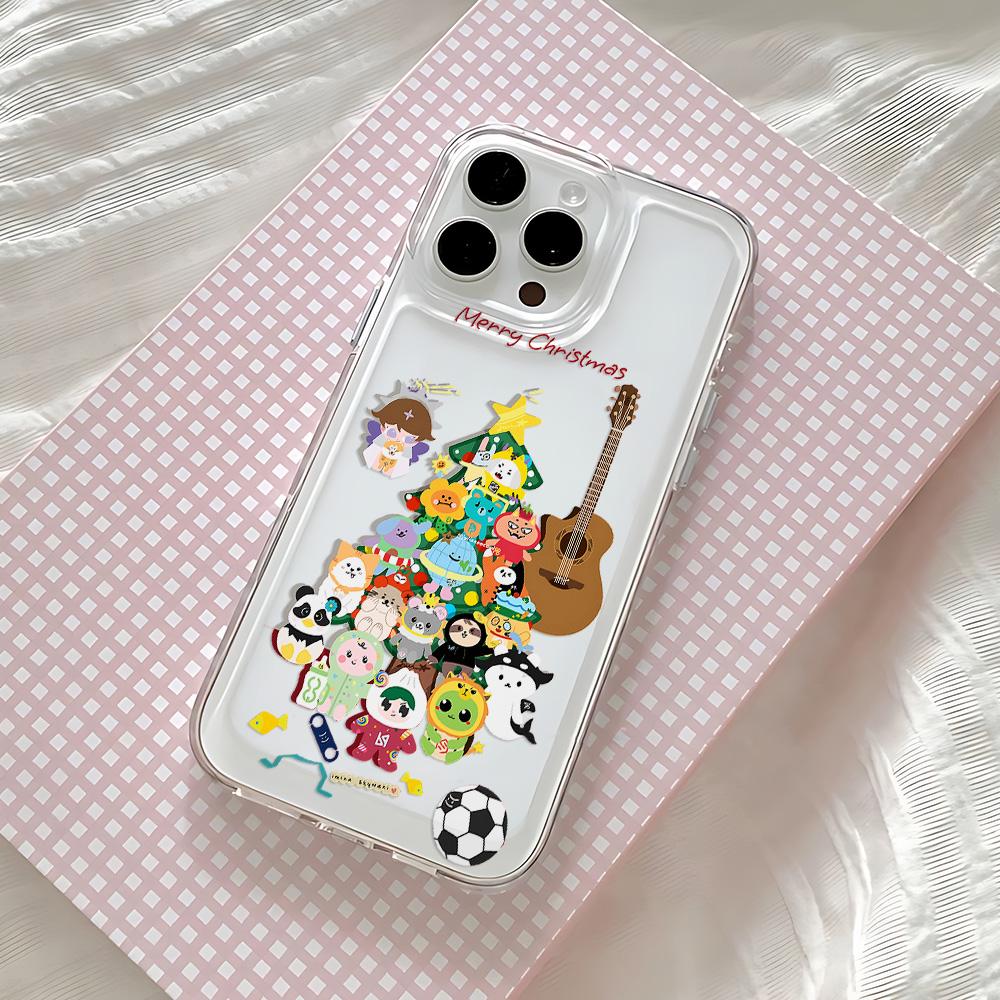Carcasă de telefon Anime M-Mascot GMMTVS pentru IPhone 17 16 16e 15 14 13 12 11 Mini Pro Max X XR XSMax 7 8 Air Plus Capac Spate Transparent