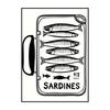 Sardinenbüchse Poster Modern Klassisch Druck Ausstellung Surrealismus Leinwandbild Wandkunst Bild für Zimmer Zuhause Küche Dekorat