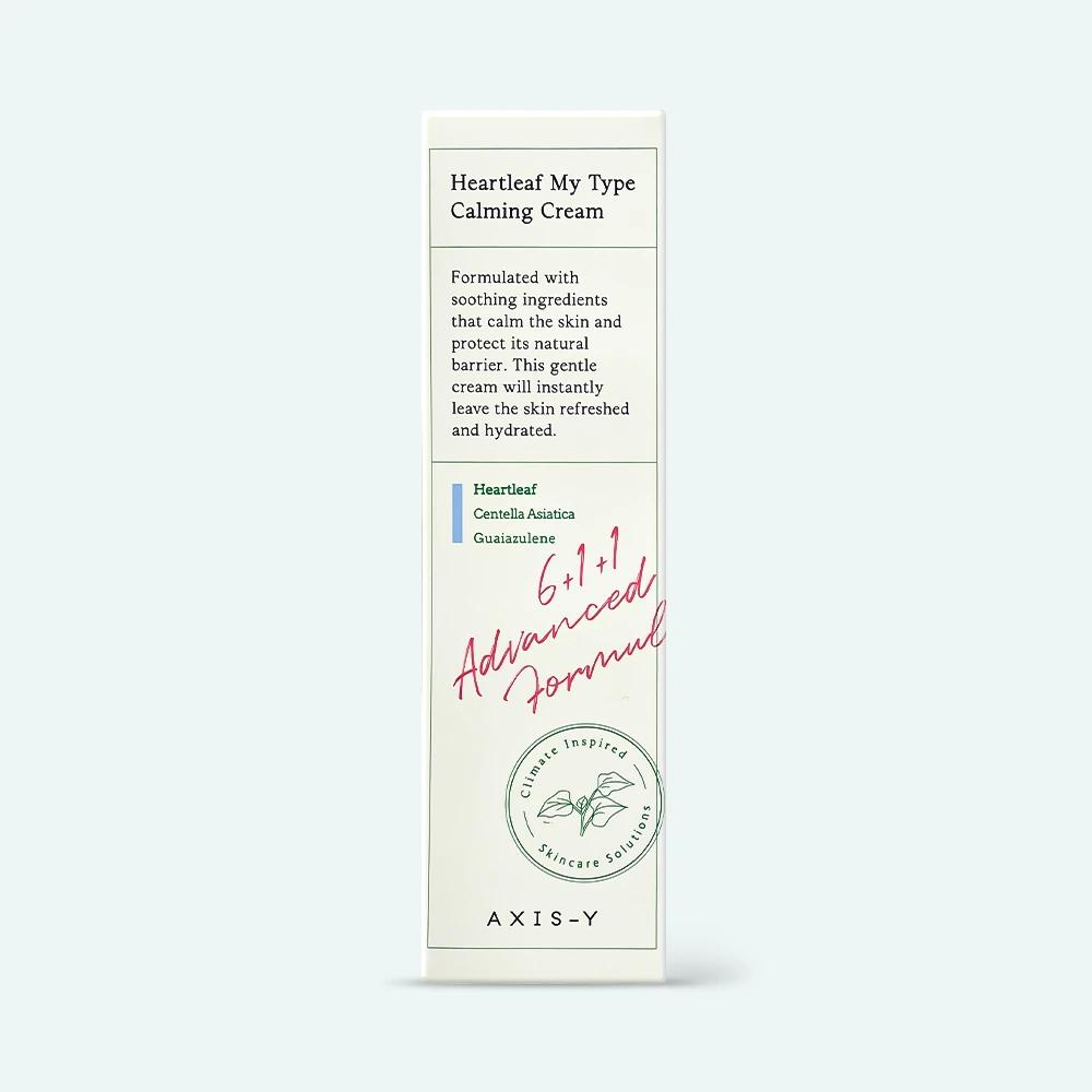 

AXIS-Y Heartleaf My Type Calming Cream 60 мл, Успокаивающий, Питательный, Увлажняющий, Корейская косметика, Kbeauty, пробник