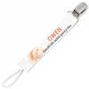 Planetee Pacifier Clip for Name OWEN Adorable Baby Especially When I Sleep Boy Rabbit | Pacifier Clip Newborn Gift