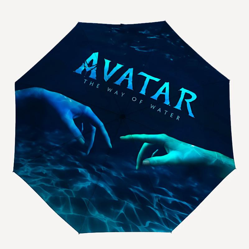 

1pc AVATAR Automatic Umbrella | Portable Foldable 8-Rib Manual Open, Casual Accessory, Durable Canopy yy250823021