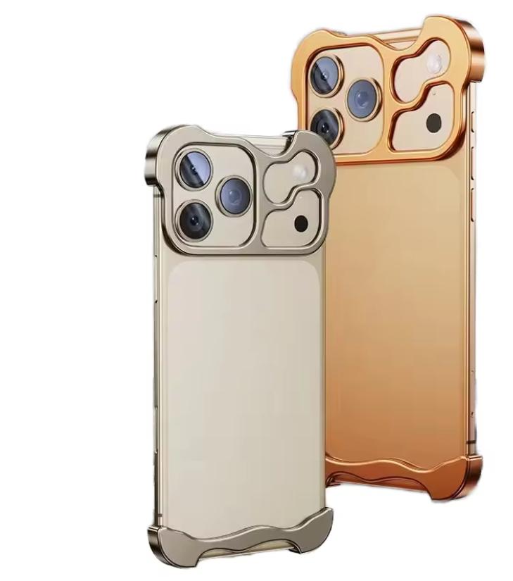 New Product Mobile Phone Cover for iPhone 17 Air 17 Pro Max Luxury Aluminum Alloy Bumper Case with Lens Protection
