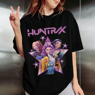 Kpop Loveci na démony Anime Pánské Dámské Tričko s Krátkým Rukávem Děti Letní Ležérní Vrchní Díl Streetwear Harajuku Grafické Tričko 2026 Móda Y2k
