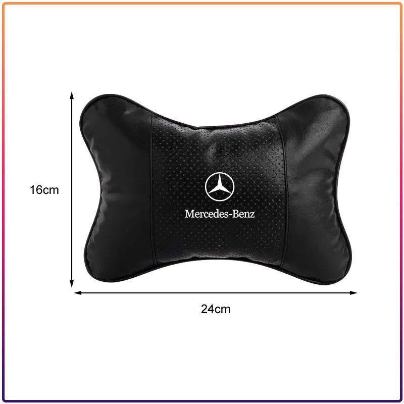 Cuscini per il Collo dell'Auto Cuscino di Supporto per il Poggiatesta dell'Auto Tappi per Sedile Per Mercedes Benz C400 C450 C160 C180 C200 C220 C250 C300 C350 Classe C
