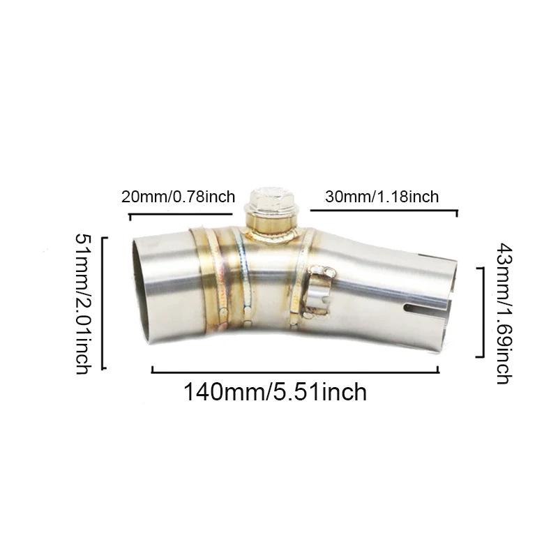 Modified Mid-Section Exhaust Pipe for ER6N