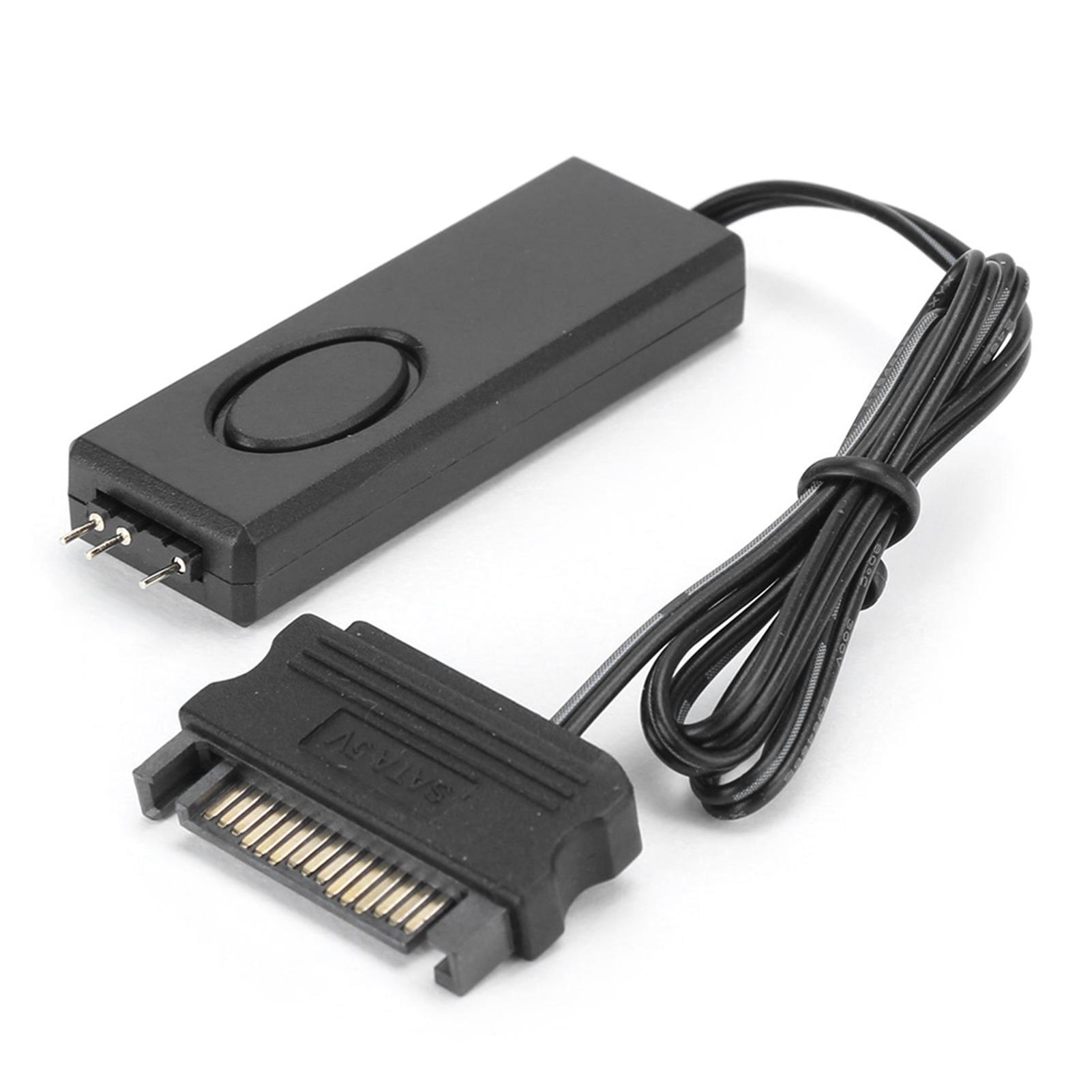 

Радиочастотный пульт дистанционного управления вентилятором контроллер освещения ПК аксессуары 5 В Symphony ARGB черный SATA-Pin(черный ) чёрный