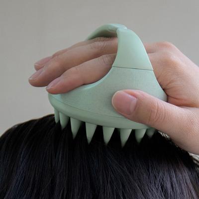 Kopfhautmassagegerät Shampoo-Bürste mit weichen Borsten Ergonomischer Griff Tragbar Reise Haarwachstum