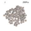 200pcs/bag Plastic Furniture Exterior Hardware Protective Cap Nuts Covers Cross Screws Decor