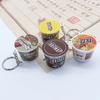 1 Piece Japan And South Korea Kimchi Bucket Keychain Simulation Food Toys Mini Cute Korean Ramen Noodle Pendant