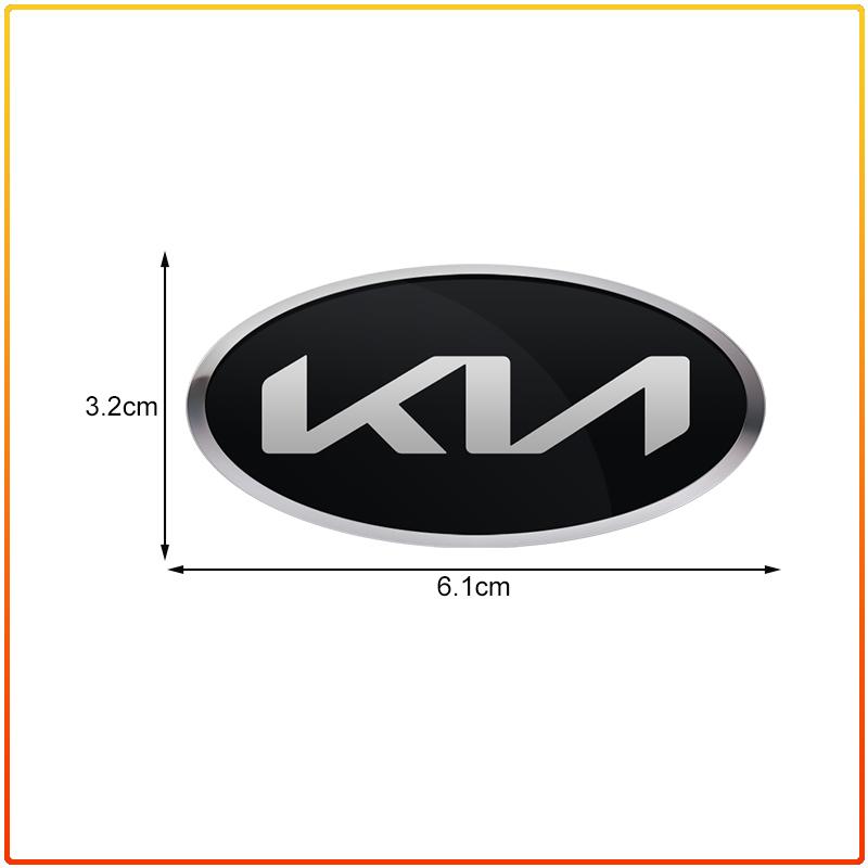 1Pcs Car Steering Wheel Sticker Emblem Decal Badge Decoration Accessories For Kia Rio Sportage R K3 K4 K5 K6 K7 K8 Ceed Sorento Cerato Soul