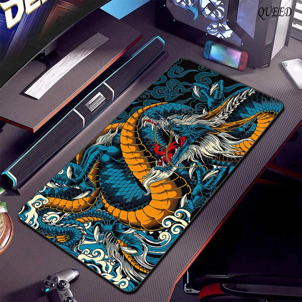 Gaming Mouse Pad Large Dragon Gamer Mousepad Computer Gaming Table Carpet Desk Mat XXL 800x300mm Mouse Mat Rubber Keyboard Pads