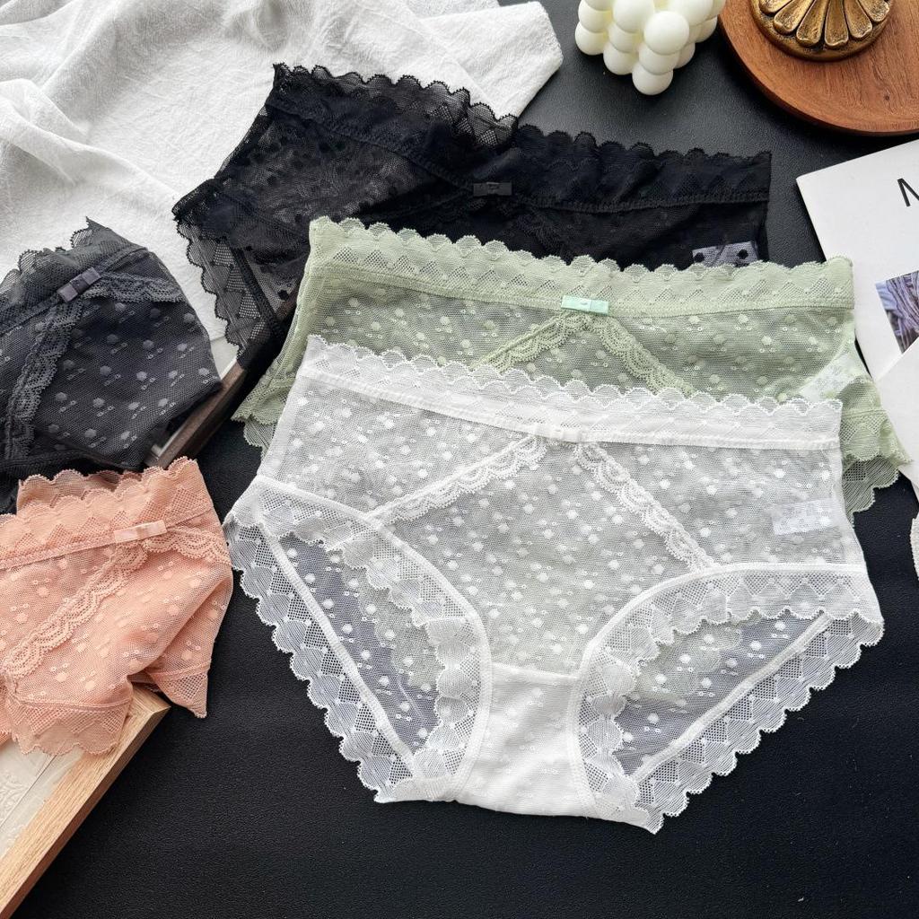 Clearance Ice Silk Lace Low-Rise Women's Panties
