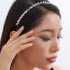 Unique Silver Studded Headbands Multifunctional Stylish Alloys Headpiece Fashionable Head Accessory