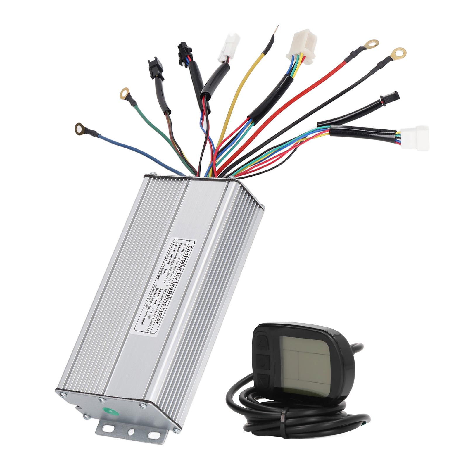 

Контроллер синусоидальной волны для электровелосипедного двигателя 30A с панелью дисплея LCD5, комплект электровелосипедного двигателя для