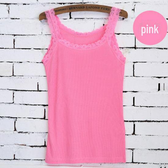 

Женская хлопковая кружевная майка: Тонкий летний жилет в японском и корейском стиле One Size