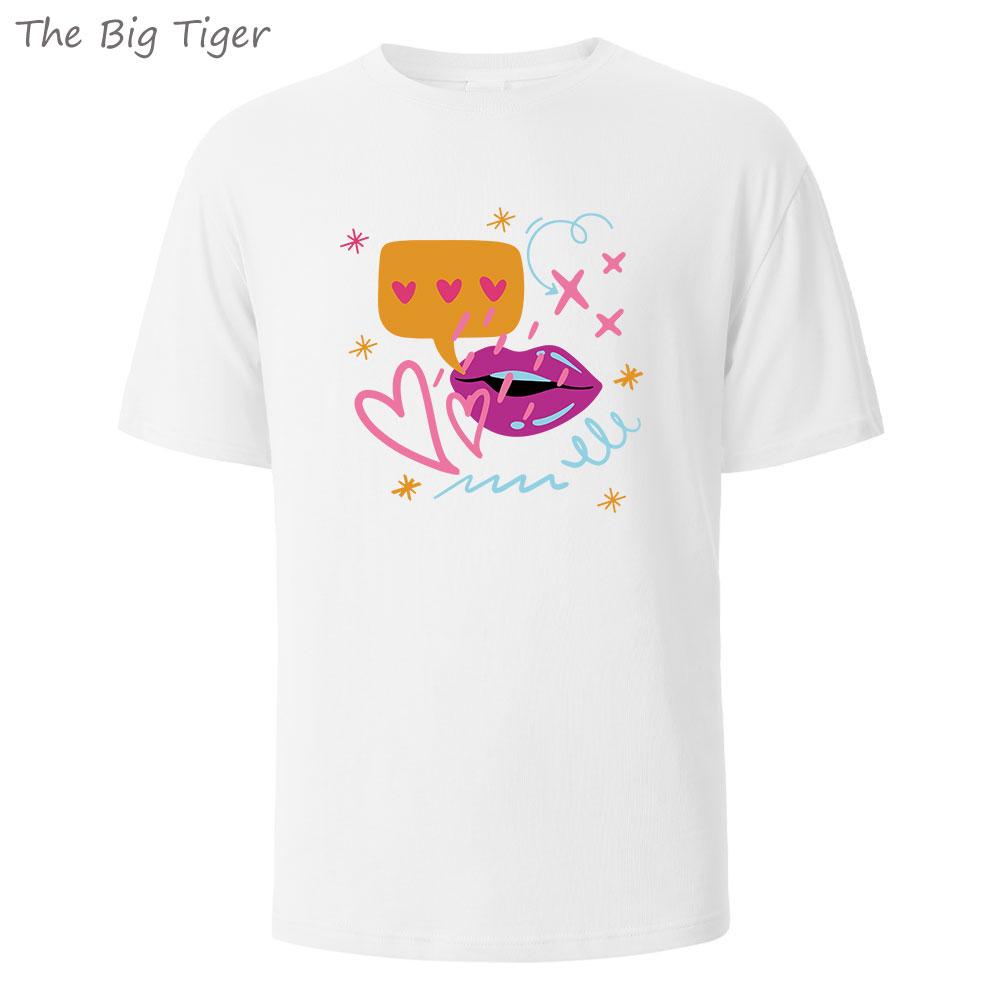 Printed Classic Cotton Mens Tee Simple Round Neck Design Breathable Everyday Wear Casual Comfort Tshirt Mens Tshirt Fashion S