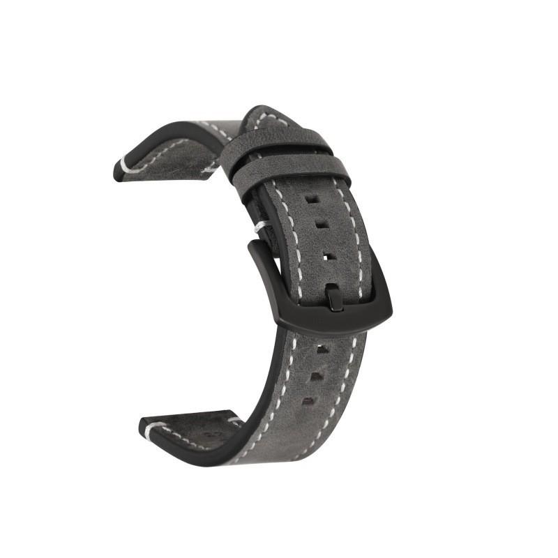 Cinturino in Pelle per Orologio Con Rilascio Rapido Design Monocolore Per Orologi Stile Arte Vintage