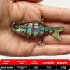 Simulated Multi-section Fish 7cm-6 Sections Luya Bait, Hard Bait and False Bait